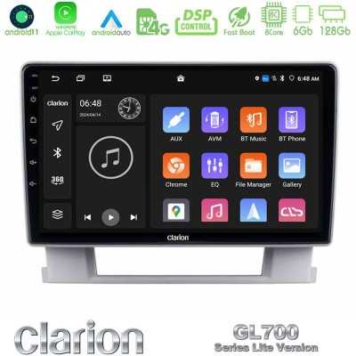 Clarion GL700 Lite Series 8Core Android11 6+128GB Opel Astra J 2010-2014 Navigation Multimedia Tablet 9" Με Carplay & Android Au Clarion GL700 Lite Series 8Core Android11 6+128GB Opel Astra J 2010-2014 Navigation Multimedia Tablet 9" Με Carplay & Android Au