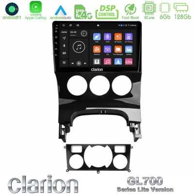 Clarion GL700 Lite Series 8Core Android11 6+128GB Peugeot 3008 AUTO A/C Navigation Multimedia Tablet 9" Με Carplay & Android Aut