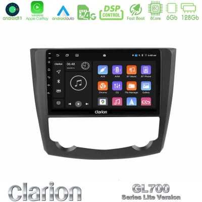 Clarion GL700 Lite Series 8Core Android11 6+128GB Renault Kadjar Navigation Multimedia Tablet 9" Με Carplay & Android Auto