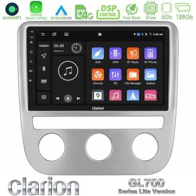 Clarion GL700 Lite Series 8Core Android11 6+128GB VW Scirocco 2008-2014 Navigation Multimedia Tablet 9" Με Carplay & Android Aut