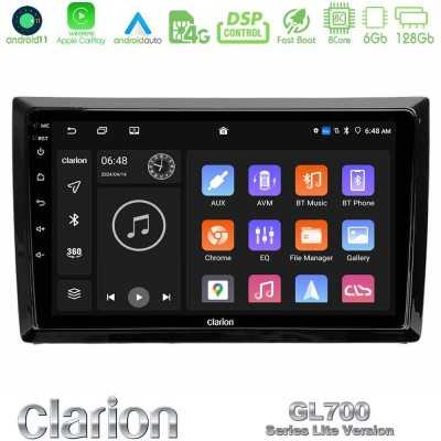Clarion GL700 Lite Series 8Core Android11 6+128GB VW Beetle Navigation Multimedia Tablet 9" Με Carplay & Android Auto
