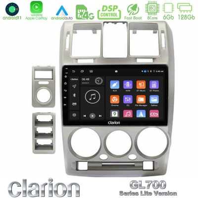 Clarion GL700 Lite Series Hyundai Getz 2002-2009 8Core Android11 6+128GB Navigation Multimedia Tablet 9" Με Carplay & Android Au
