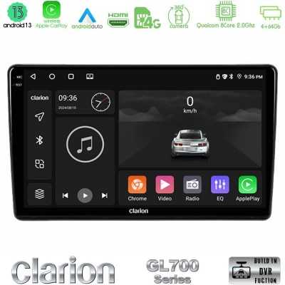 Clarion GL700 Series 8Core Android13 4+64GB Peugeot Partner / Citroen Berlingo 2008-2018 Navigation Multimedia Tablet 9" Με Carp