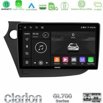 Clarion GL700 Series 8Core Android13 4+64GB Honda Insight 2009-2015 Navigation Multimedia Tablet 9" Με Carplay & Android Auto