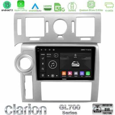 Clarion GL700 Series 8Core Android13 4+64GB Hummer H2 2008-2009 Navigation Multimedia Tablet 9" Με Carplay & Android Auto