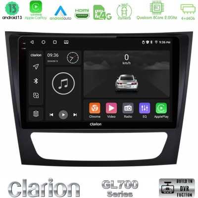 Clarion GL700 Series 8Core Android13 4+64GB Mercedes E Class / CLS Class Navigation Multimedia Tablet 9" Με Carplay & Android Au
