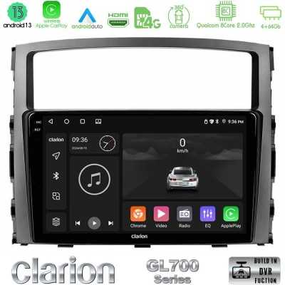 Clarion GL700 Series 8Core Android13 4+64GB Mitsubishi Pajero 2008-2009 Navigation Multimedia Tablet 9" Με Carplay & Android Aut