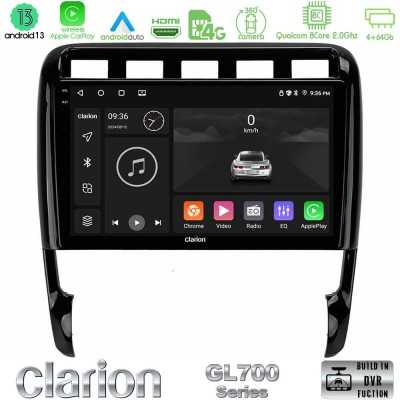 Clarion GL700 Series 8Core Android13 4+64GB Porsche Cayenne 2003-2010 Navigation Multimedia Tablet 9" Με Carplay & Android Auto