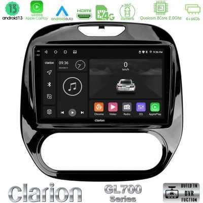 Clarion GL700 Series 8Core Android13 4+64GB Renault Captur 2013-2019 (Manual AC) Navigation Multimedia Tablet 9" Με Carplay & An Clarion GL700 Series 8Core Android13 4+64GB Renault Captur 2013-2019 (Manual AC) Navigation Multimedia Tablet 9" Με Carplay & An