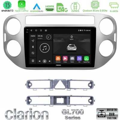 Clarion GL700 Series 8Core Android13 4+64GB VW Tiguan Navigation Multimedia Tablet 9" Με Carplay & Android Auto
