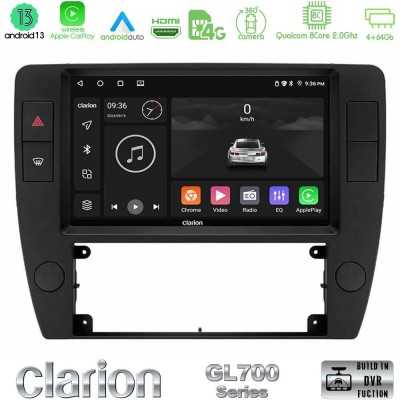 Clarion GL700 Series 8Core Android13 4+64GB VW Passat B5 2001-2005 Navigation Multimedia Tablet 9" Με Carplay & Android Auto