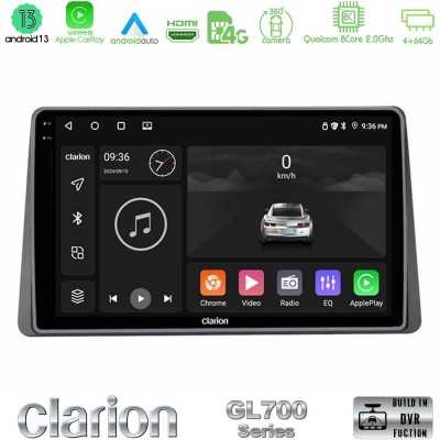 Clarion GL700 QUALCOMM Series Dacia Duster 2023-2024 8Core Android ClarionOS 4+64GB Navigation Multimedia Tablet 10" Με Carplay Clarion GL700 QUALCOMM Series Dacia Duster 2023-2024 8Core Android ClarionOS 4+64GB Navigation Multimedia Tablet 10" Με Carplay