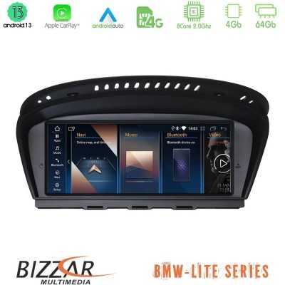 Bizzar Lite Series BMW 3er/5er E90/E92/E60 CIC Android13 8Core (4+64GB) Navigation Multimedia 8.8" HD