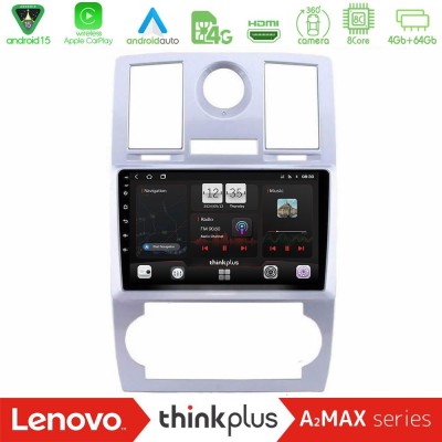 Lenovo Thinkplus A2MAX Series 8Core Android15 4+64GB Chrysler 300C Navigation Multimedia Tablet 9"