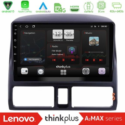 Lenovo Thinkplus A2MAX Series 8Core Android15 4+64GB Honda CRV 2002-2006 Navigation Multimedia Tablet 9"
