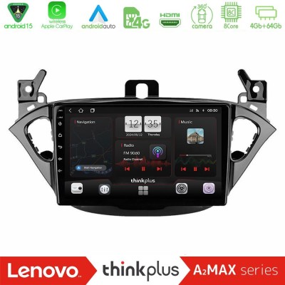 Lenovo Thinkplus A2MAX Series 8Core Android15 4+64GB Opel Corsa E/Adam Navigation Multimedia Tablet 9"