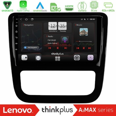 Lenovo Thinkplus A2MAX Series 8Core Android15 4+64GB VW Scirocco 2008-2014 Navigation Multimedia Tablet 9" (μαύρο γυαλιστερό)