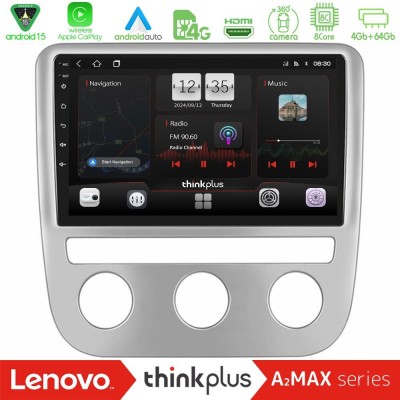 Lenovo Thinkplus A2MAX Series 8Core Android15 4+64GB VW Scirocco 2008-2014 Navigation Multimedia Tablet 9"