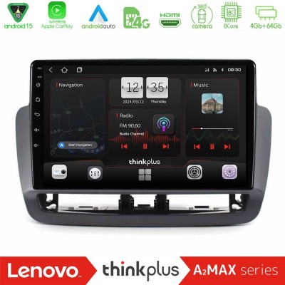 Lenovo Thinkplus A2MAX Series 8Core Android15 4+64GB Seat Ibiza 2012-2015 Navigation Multimedia Tablet 9"