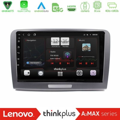 Lenovo Thinkplus A2MAX Series 8Core Android15 4+64GB Skoda Superb 2008-2015 Navigation Multimedia Tablet 9"