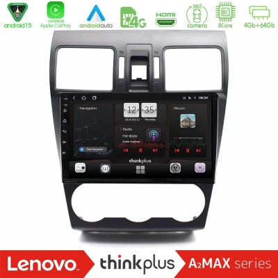 Lenovo Thinkplus A2MAX Series 8Core Android15 4+64GB Subaru Forester 2015-2018 Navigation Multimedia Tablet 9"