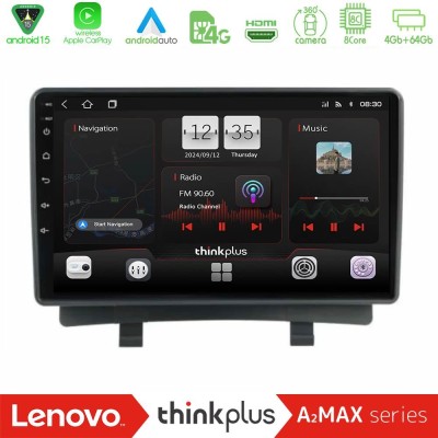 Lenovo Thinkplus A2MAX Series 8Core Android15 4+64GB Opel Zafira 2012-2016 Navigation Multimedia Tablet 9"
