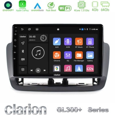 Clarion GL300+ Series 4Core Android11 4+64GB Seat Ibiza 2012-2015 Navigation Multimedia Tablet 9"