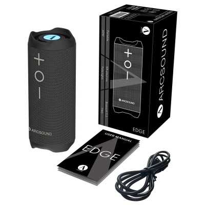 925EDGEB Arcsound EDGE powerful portable speaker with Bluetooth, black 925EDGEB Arcsound EDGE powerful portable speaker with Bluetooth, black