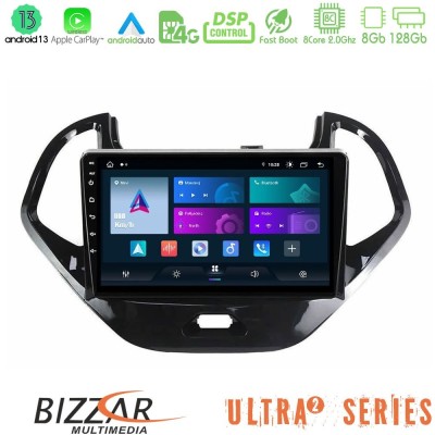 Bizzar Ultra Series Ford Ka 2016-2020 8core Android13 8+128GB Navigation Multimedia Tablet 9"