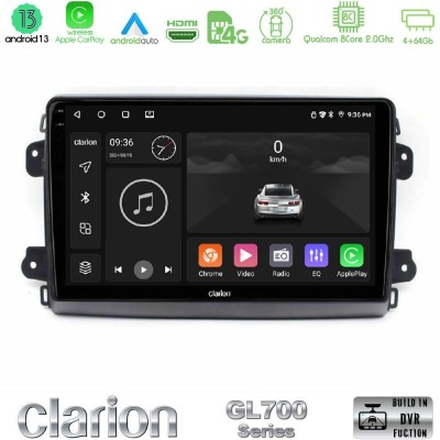 Bizzar G+ Series Citroen/Fiat/Opel 8core Android14 6+128GB Navigation Multimedia Tablet 9"