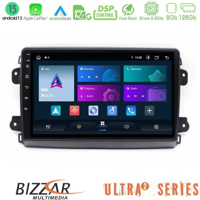 Bizzar G+ Series Citroen/Fiat/Opel 8core Android14 6+128GB Navigation Multimedia Tablet 9"