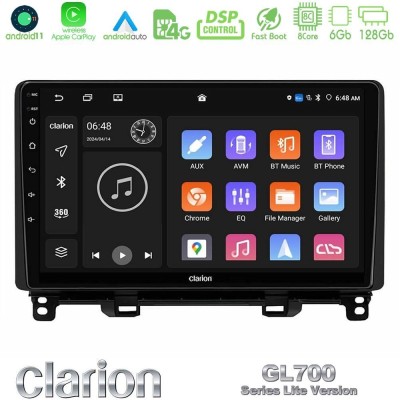 Bizzar G+ Series Honda Jazz 2021-2025 8core Android14 6+128GB Navigation Multimedia Tablet 9"