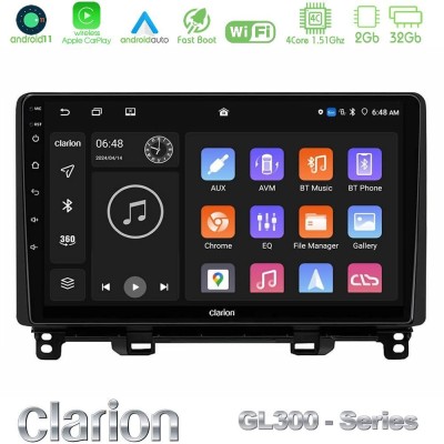 Bizzar G+ Series Honda Jazz 2021-2025 8core Android14 6+128GB Navigation Multimedia Tablet 9"
