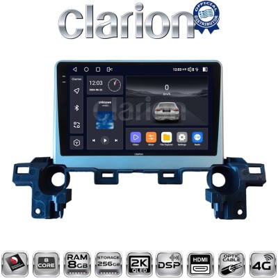 CLARION GL75538 Οθόνη OEM Multimedia Αυτοκινήτου για Mazda CX-5 2018 (CarPlay/AndroidAuto/BT/GPS/WIFI/GPRS)