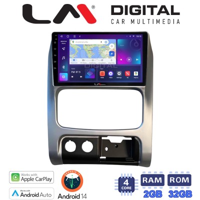 LM Digital - LM ZN4736 GPS Οθόνη OEM Multimedia Αυτοκινήτου για JEEP CHEROKEE & LIBERTY 2002-2007 (CarPlay/AndroidAuto/BT/GPS/WI