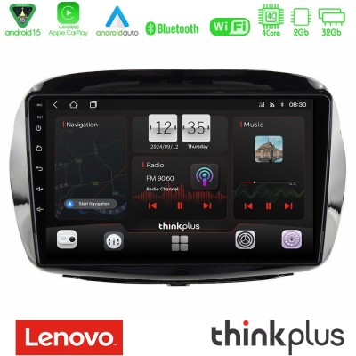 Lenovo Thinkplus Series 4Core Android15 2+32GB Honda FR-V 2004-2009 Navigation Multimedia Tablet 10" Με Carplay & Android Auto