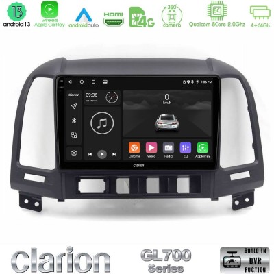 Bizzar G+ Series Hyundai Santa Fe 2006-2013 8core Android14 6+128GB Navigation Multimedia Tablet 9" Bizzar G+ Series Hyundai Santa Fe 2006-2013 8core Android14 6+128GB Navigation Multimedia Tablet 9"