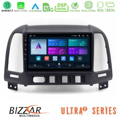 Bizzar G+ Series Hyundai Santa Fe 2006-2013 8core Android14 6+128GB Navigation Multimedia Tablet 9" Bizzar G+ Series Hyundai Santa Fe 2006-2013 8core Android14 6+128GB Navigation Multimedia Tablet 9"