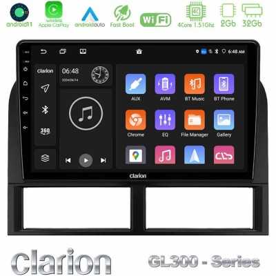 Clarion GL300 Series 4Core Android11 2+32GB Jeep Grand Cherokee 1999-2004 Navigation Multimedia Tablet 9" Με Carplay & Android A