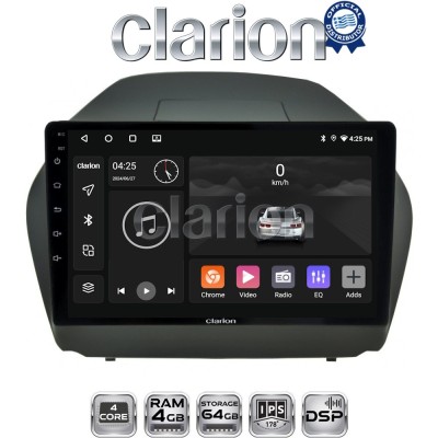 CLARION GL32414 Οθόνη OEM Multimedia Αυτοκινήτου για HYUNDAI IX35 20092015 (CarPlay/AndroidAuto/BT/GPS/WIFI/GPRS)