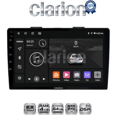 CLARION GL32500 Οθόνη OEM Multimedia Αυτοκινήτου για FIAT 500L 2012 (CarPlay/AndroidAuto/BT/GPS/WIFI/GPRS)