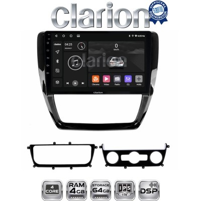 CLARION GL32552 Οθόνη OEM Multimedia Αυτοκινήτου για VW Jetta 2011 2018 (CarPlay/AndroidAuto/BT/GPS/WIFI/GPRS)