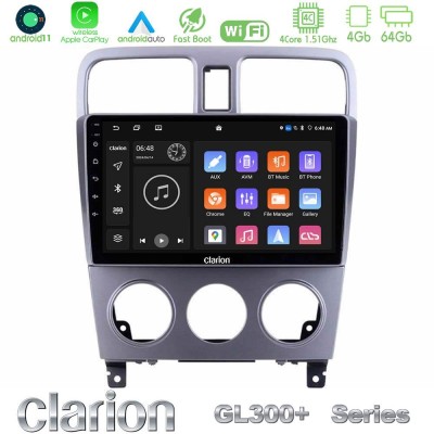 Clarion GL300+ Series 4Core Android11 4+64GB Subaru Forester 2003-2007 Navigation Multimedia Tablet 9"