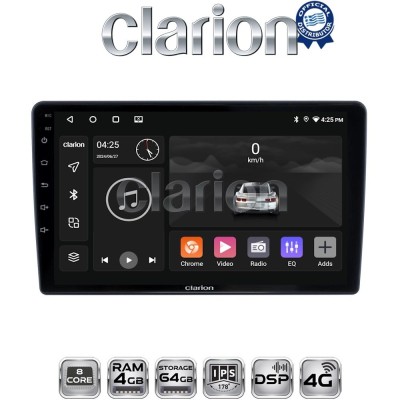 CLARION GL72409 Οθόνη OEM Multimedia Αυτοκινήτου για Hyundai H1 2010 2018 (CarPlay/AndroidAuto/BT/GPS/WIFI/GPRS)