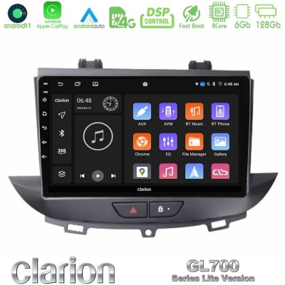 Bizzar G+ Series Opel Grandland/Crossland X 8core Android14 6+128GB Navigation Multimedia Tablet 9"