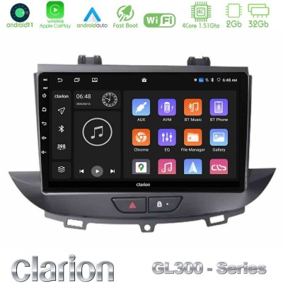 Bizzar G+ Series Opel Grandland/Crossland X 8core Android14 6+128GB Navigation Multimedia Tablet 9"