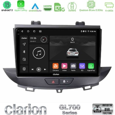 Bizzar G+ Series Opel Grandland/Crossland X 8core Android14 6+128GB Navigation Multimedia Tablet 9"