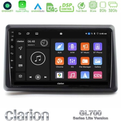 Bizzar G+ Series Renault Express 2020-2025 8core Android14 6+128GB Navigation Multimedia Tablet 9"