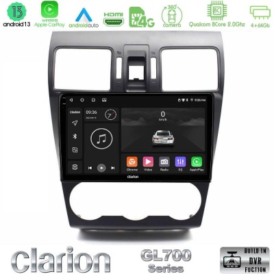 Bizzar G+ Series Subaru Forester 2015-2018 8core Android14 6+128GB Navigation Multimedia Tablet 9"