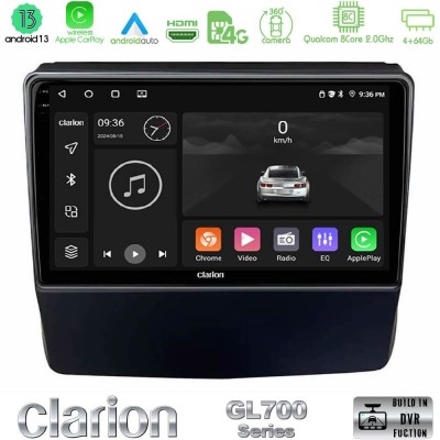 Bizzar G+ Series Subaru Forester/Impreza 2018-2021 8core Android14 6+128GB Navigation Multimedia Tablet 9"
